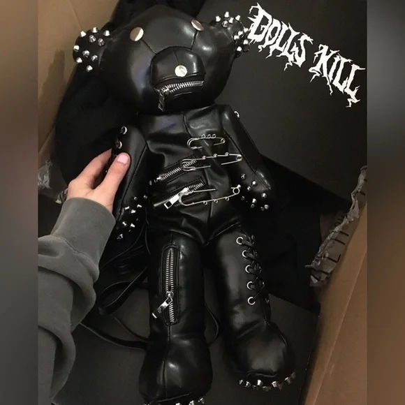 NEW- Tormented Teddy backpack w/dustbag display picture 1